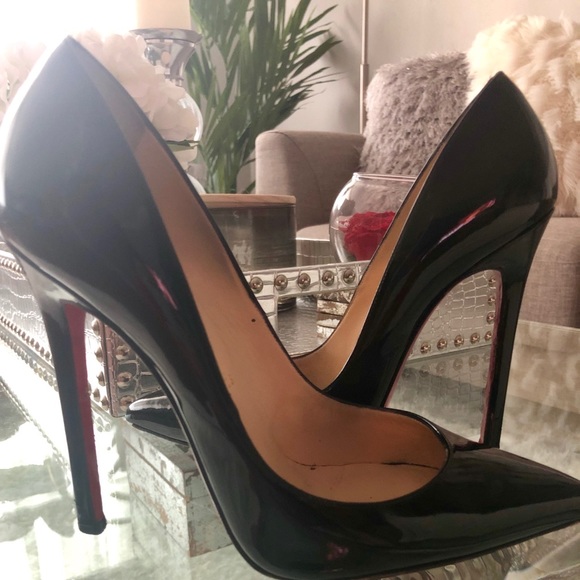 Christian Louboutin Shoes - Christian Louboutin Pigalle 120 Black Patent